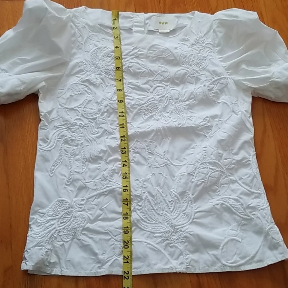 Anthropologie MAEVE Embroidered Blouse